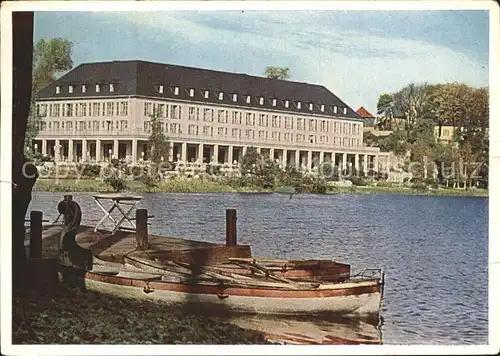 Bad Salzungen Kurhaus am Burgsee Kat. Bad Salzungen