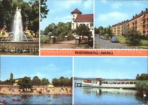 Rheinsberg Schloss Julio Curie Strasse Kat. Rheinsberg