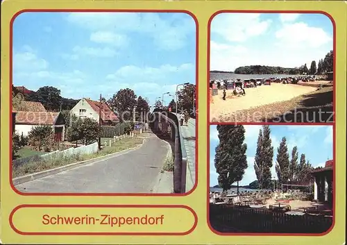 Schwerin Mecklenburg Zippendorf Strand  Kat. Schwerin