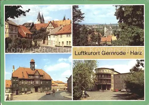 Gernrode Harz spittelplatz Bad Suderode Erholungsheim Fritz Heckert Kat. Gernrode Harz