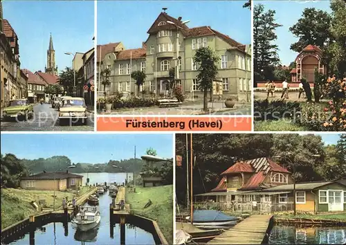 Fuerstenberg Havel Rathaus Havelschleuse Anglerheim Kat. Fuerstenberg