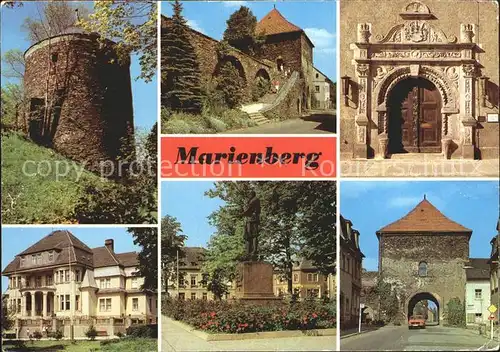 Marienberg Erzgebirge Roter Turm Heimatmuseum Zschopauer Tor Kat. Marienberg