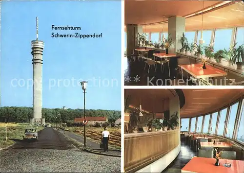 Zippendorf Fernsehturm Restaurant Kat. Schwerin