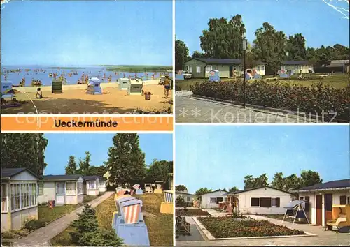 Ueckermuende Mecklenburg Vorpommern Bungalows Strand Kat. Ueckermuende
