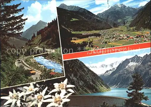 Mayrhofen Zillertal Schlegeistal Edelweiss Tristner Stausee Kat. Mayrhofen