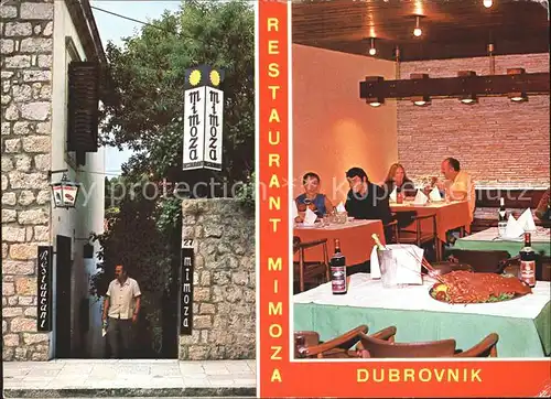 Dubrovnik Ragusa Restaurant Mimoza Kat. Dubrovnik