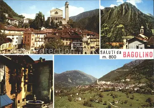 Brescia Bagolino Dorfansichten Kat. Brescia