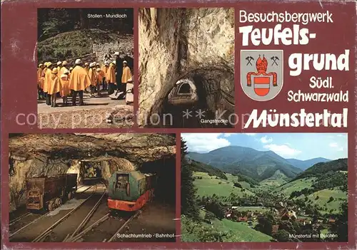 Muenstertal Schwarzwald Teufelsgrund Bergwerk Kat. Muenstertal