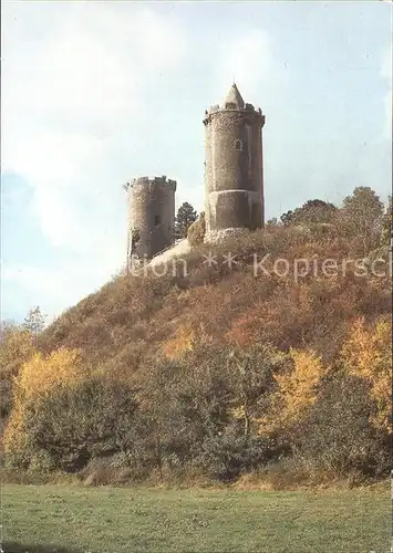 Koesen Bad Burg Saaleck Kat. Bad Koesen