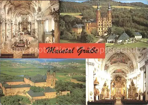 Maintal Vierzehnheiligen Basilika Schloss Banz Klosterkirche Innenansichten Kat. Maintal