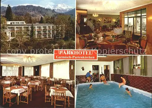 Garmisch Partenkirchen Bundeswehrsozialwerk Parkhotel Hallenbad Kat. Garmisch Partenkirchen