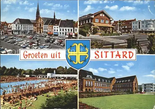 Sittard Netherlands Schwimmbad Kirche  Kat. Sittard