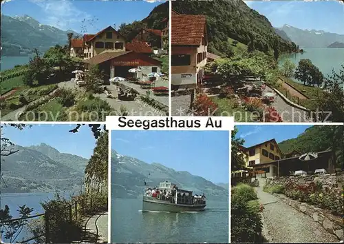 Quinten Sarganserland Seegasthaus Au Kat. Quinten