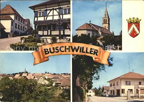 Buschwiller Rue de Wentzwiller Rue des Vosges Kat. Buschwiller