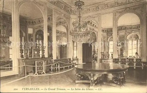 Versailles Yvelines Le Grand Trianon Salon des Glaces Kat. Versailles