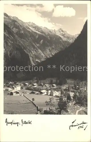 Ginzling Panorama Zillertal Alpen Kat. Mayrhofen