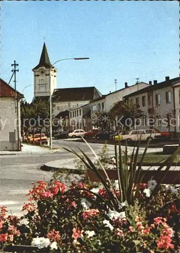 Podersdorf See Burgenland Hauptstrasse Pfarrkirche Kat. Podersdorf am See