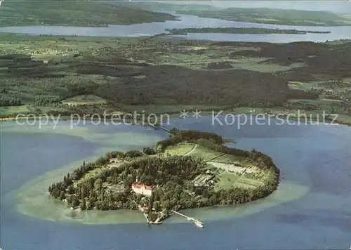 Insel Mainau Insel Reichenau im Untersee Ausfluss des Rheins Fliegeraufnahme Kat. Konstanz Bodensee