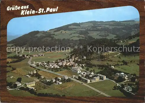 Klein St Paul Sommerfrische Fliegeraufnahme / Klein St. Paul /Unterkaernten