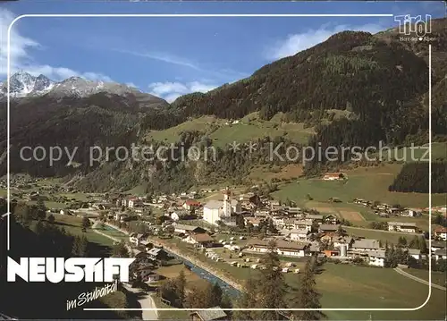Neustift Stubaital Tirol Panorama Ferienort Alpen Kat. Neustift im Stubaital
