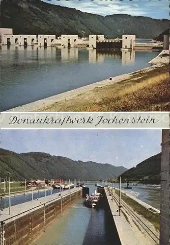 Jochenstein Niederbayern Donaukraftwerk Wehranlage Schleuse Kat. Untergriesbach