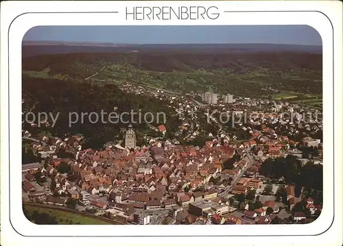 Herrenberg Gaeu Fliegeraufnahme / Herrenberg /Boeblingen LKR