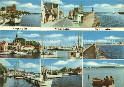 Kappeln Schlei Maasholm Schleimuende Hafen Kat. Kappeln