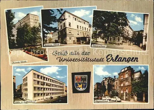 Erlangen Kliniken der Universitaetsstadt Kat. Erlangen