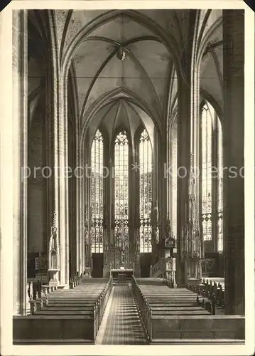 Soest Arnsberg Kirche St Maria zur Wiese Mittelschiff Chor 14. Jhdt. / Soest /Soest LKR