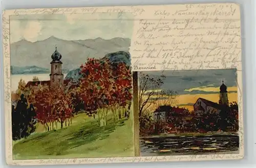 Bernried Starnberger See Kuenstlerkarte x 1902 / Bernried /Weilheim-Schongau LKR