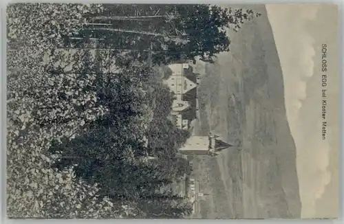 Metten Donau Metten Niederbayern Schloss Egg Kloster Metten o 1923 / Metten /Deggendorf LKR