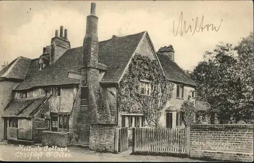 Chalfont St Giles Milton`s Cottage
Chalfont St. Giles / Chiltern /Buckinghamshire CC