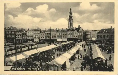 Middelburg Zeeland Middelburg Marktdag * / Middelburg /
