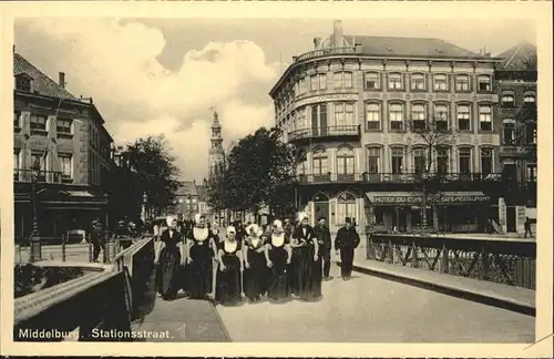 Middelburg Zeeland Middelburg Stationsstraat Bruecke * / Middelburg /