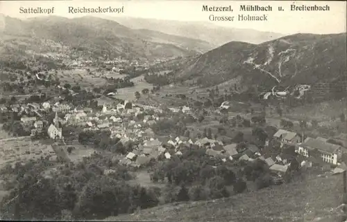 Metzeral Haut Rhin Metzeral Sattelkopf Reichsackerkopf Muehlbach Breitenbach * / Metzeral /Arrond. de Colmar