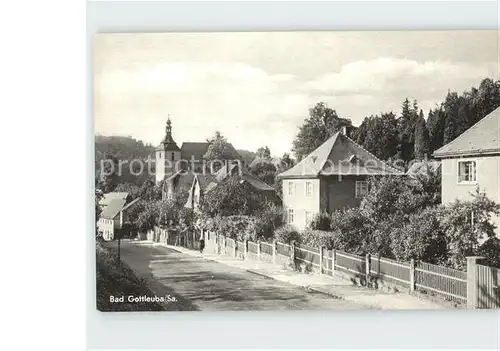 Bad Gottleuba Berggiesshuebel Strassenpartie Kat. Bad Gottleuba Berggiesshuebel