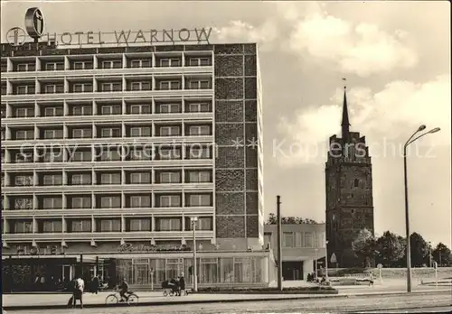 Rostock Mecklenburg Vorpommern Interhotel Warnow und Kroepeliner Tor Kat. Rostock