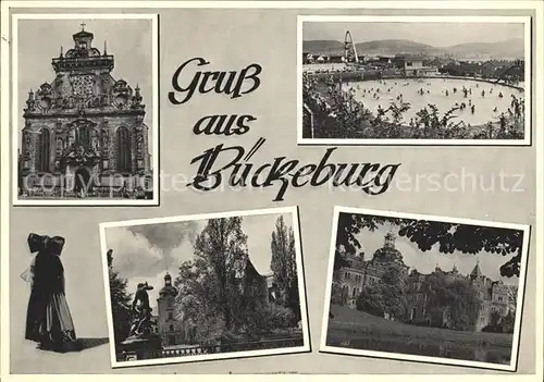 Bueckeburg Stadtkirche Bergbad Schloss Kat. Bueckeburg