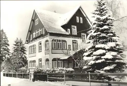 Tabarz Schwesternerholungsheim Haus Waldfrieden Kat. Tabarz Thueringer Wald