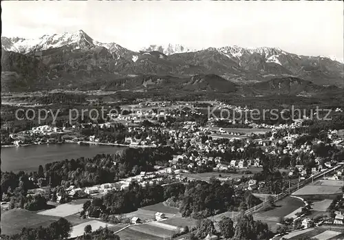 Velden Woerther See Fliegeraufnahme Kat. Velden am Woerther See