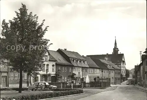 Orlamuende Strassenpartie Kirche Kat. Orlamuende