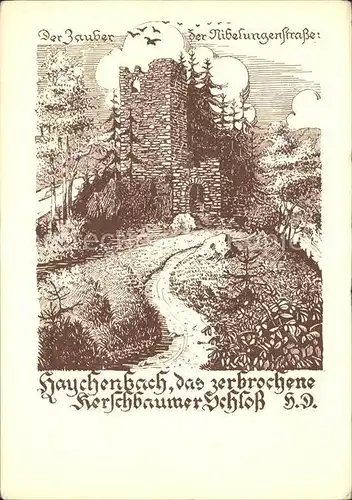 Hofkirchen Trattnach Burgruine Haichenbach Kerschbaumer Schloss Kat. Hofkirchen an der Trattnach