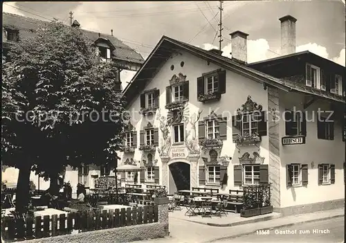 Oberstdorf Gasthof zum Hirsch Kat. Oberstdorf