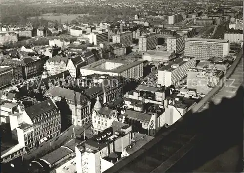 Leipzig Blick vom Hochhaus der Karl Marx Universitaet Kat. Leipzig