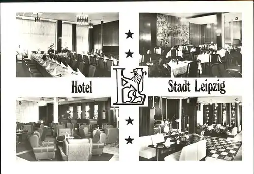 Leipzig Hotel Stadt Leipzig Salon Gr Restaurant Hallenbar Nachtbar Kat. Leipzig