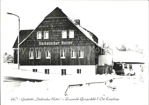 Zinnwald Georgenfeld HOG Saechsischer Reiter Kat. Altenberg