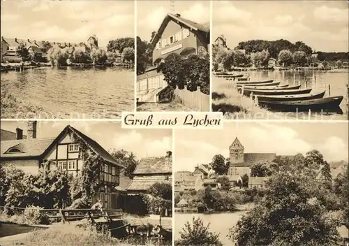 Lychen Teilansichten Bootsliegeplatz Kat. Lychen