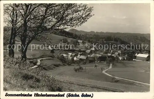 Hinterhermsdorf Gesamtansicht Kat. Sebnitz