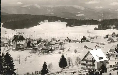 Saig Schwarzwald Panorama Kat. Lenzkirch