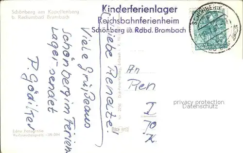 Schoenberg Bad Brambach Teilansicht Kat. Bad Brambach
